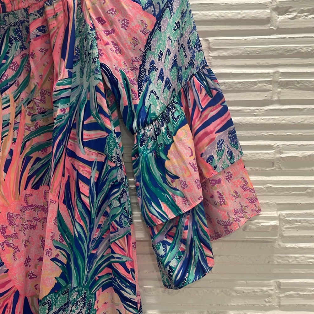 Lilly Pulitzer Dress - Tobyn Tunic off the Shoulder - Picture 14 of 15